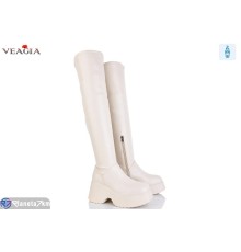 Ботфорти жіночі на зиму (6 пар р.36-41) бежевий  "Veagia-ADA"