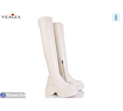 Ботфорти жіночі на зиму (6 пар р.36-41) бежевий  "Veagia-ADA"