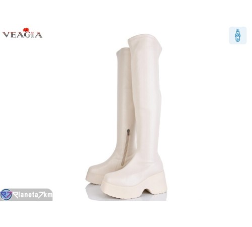 Ботфорти жіночі на зиму (6 пар р.36-41) бежевий  "Veagia-ADA"