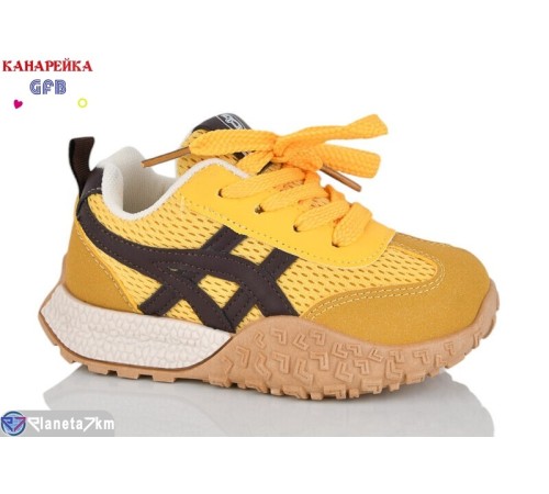 Дитячі кросівки на весну/осінь (8 пар р.26-31) жовтий  "GFB-Канарейка"