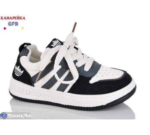 Дитячі кросівки на весну/осінь (8 пар р.26-31) чорний  "GFB-Канарейка"