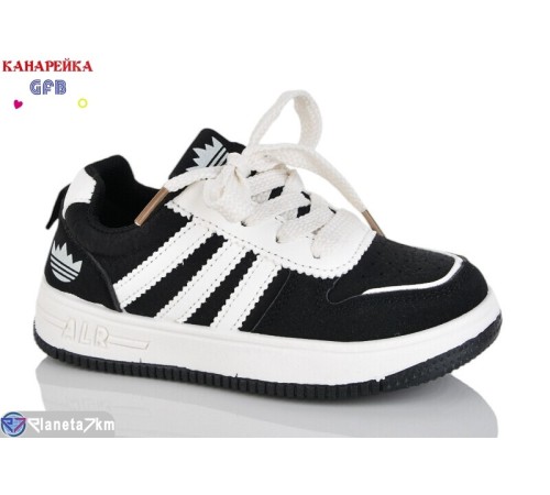 Дитячі кросівки на весну/осінь (8 пар р.26-31) чорний  "GFB-Канарейка"