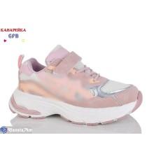 Дитячі кросівки на весну/осінь (8 пар р.32-37) рожевий  "GFB-Канарейка"