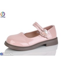 Дитячі туфлі на весну/осінь (8 пар р.31-36) рожевий  "Леопард"