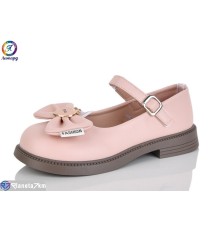 Дитячі туфлі на весну/осінь (8 пар р.31-36) рожевий  "Леопард"