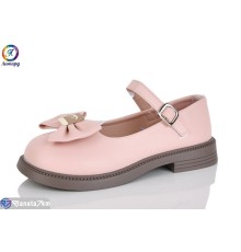 Дитячі туфлі на весну/осінь (8 пар р.31-36) рожевий  "Леопард"