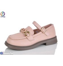 Дитячі туфлі на весну/осінь (8 пар р.31-36) рожевий  "Леопард"