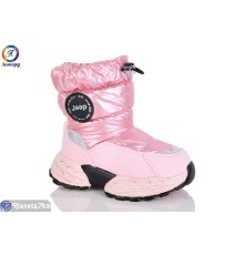 Дутики дитячі на зиму (5 пар р.26-30) рожевий  "Леопард"