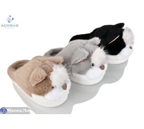 Тапки жіночі на зиму (12 пар р.36-41) мікс  "Acorus"