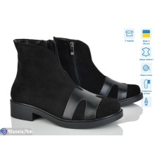 Черевики жіночі на зиму (6 пар р.36-40) чорний  "GARRA"