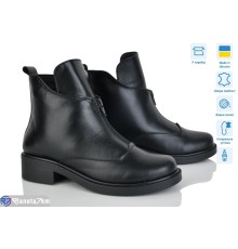 Черевики жіночі на зиму (6 пар р.36-40) чорний  "GARRA"