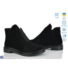 Черевики жіночі на зиму (6 пар р.36-40) чорний  "GARRA"