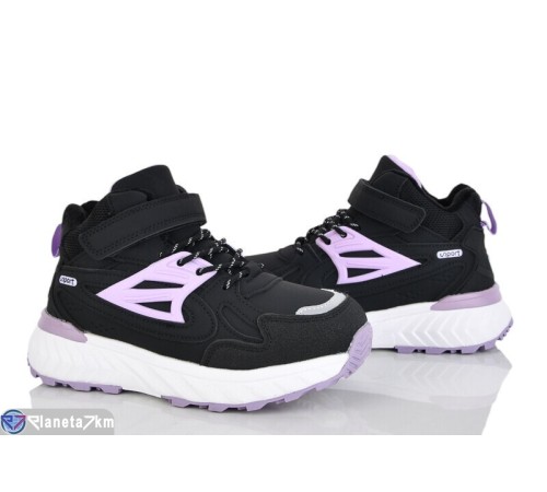 Дитячі кросівки на зиму (8 пар р.32-37) чорний  "Kamila"