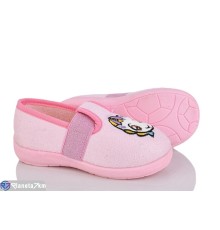 Тапки дитячі на весну/осінь (6 пар р.25-30) рожевий  "LUXORIS"