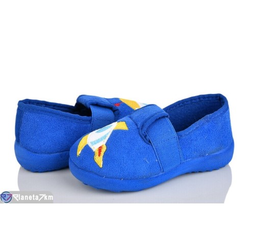 Тапки дитячі на весну/осінь (6 пар р.25-30) синій  "LUXORIS"