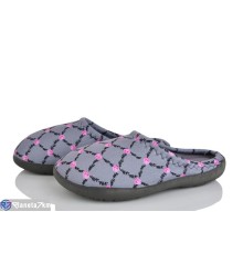 Тапки жіночі на весну/осінь (6 пар р.37-40) сірий  "LUXORIS"