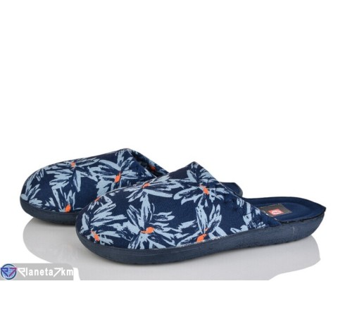 Тапки жіночі на весну/осінь (6 пар р.37-40) синій  "LUXORIS"