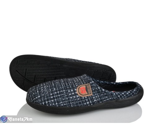 Тапки чоловічі на весну/осінь (6 пар р.41-45) сірий  "LUXORIS"