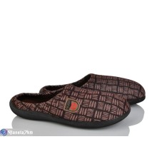 Тапки чоловічі на весну/осінь (6 пар р.41-45) коричневий  "LUXORIS"