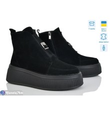 Черевики жіночі на зиму (6 пар р.37-40) чорний  "Linda"