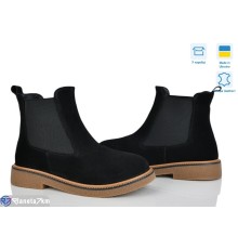 Черевики жіночі на зиму (6 пар р.37-40) чорний  "Linda"