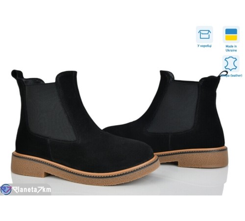 Черевики жіночі на зиму (6 пар р.37-40) чорний  "Linda"