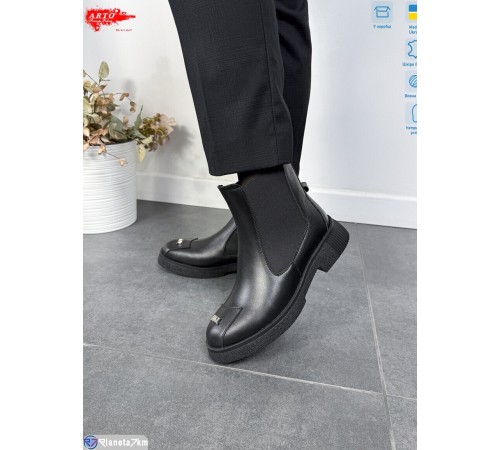 Черевики жіночі на зиму (8 пар р.36-41) чорний  "ARTO"