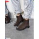 Черевики жіночі на зиму (8 пар р.36-41) коричневий  "ARTO"
