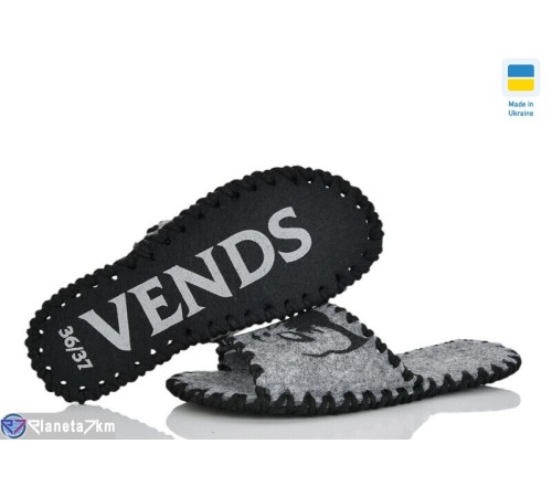 Тапки жіночі на весну/осінь (9 пар р.36-41) сірий  "Activ"