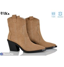 Черевики жіночі на весну/осінь (6 пар р.36-40) коричневий  "Vika"