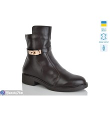 Черевики жіночі на зиму (6 пар р.37-41) коричневий  "LIKA"