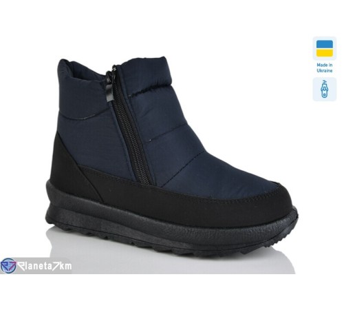 Черевики жіночі на зиму (8 пар р.37-41) синій  "Gelena"