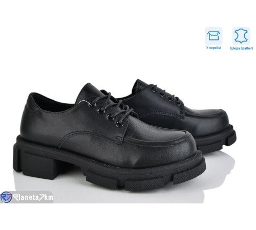 Туфлі жіночі на весну/осінь (8 пар р.36-41) чорний  "HoRIK"