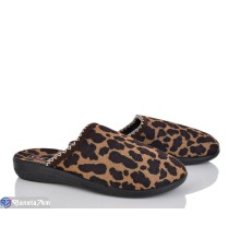 Тапки жіночі на весну/осінь (6 пар р.36-40) коричневий  "LUXORIS"