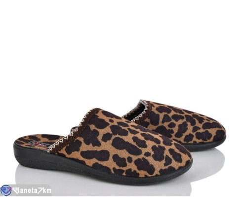 Тапки жіночі на весну/осінь (6 пар р.36-40) коричневий  "LUXORIS"