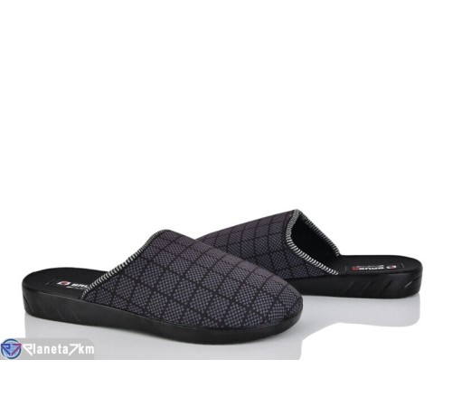 Тапки чоловічі на весну/осінь (6 пар р.40-45) сірий  "LUXORIS"