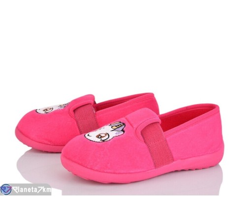 Тапки дитячі на весну/осінь (6 пар р.30-32) рожевий  "LUXORIS"