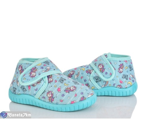 Тапки дитячі на весну/осінь (6 пар р.25-30) зелений  "LUXORIS"