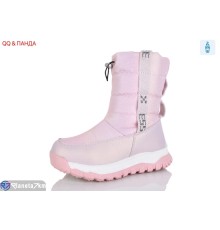 Дутики дитячі на зиму (8 пар р.32-37) рожевий  "QQ&Панда"