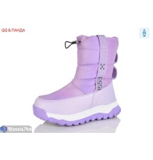 Дутики дитячі на зиму (8 пар р.32-37) фіолетовий  "QQ&Панда"