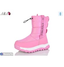 Дутики дитячі на зиму (8 пар р.32-37) рожевий  "Aba"