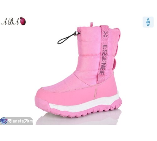 Дутики дитячі на зиму (8 пар р.32-37) рожевий  "Aba"