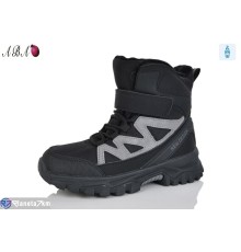 Черевики дитячі на зиму (8 пар р.32-37) чорний  "Aba"