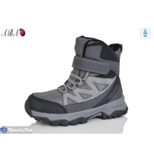Черевики дитячі на зиму (8 пар р.32-37) сірий  "Aba"
