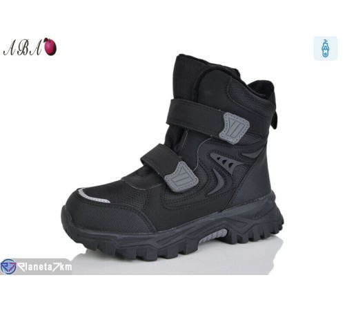 Черевики дитячі на зиму (8 пар р.32-37) чорний  "Aba"