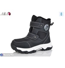Черевики дитячі на зиму (8 пар р.32-37) чорний  "Aba"