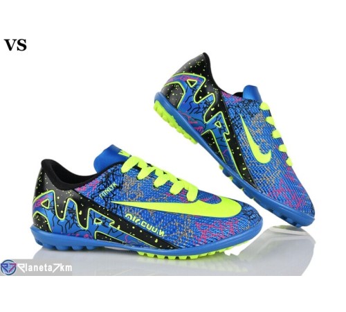 Футбольне взуття дитяче на весну/осінь (8 пар р.31-35) синій  "VS"