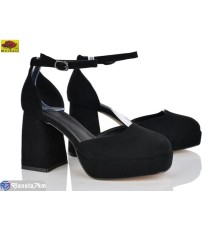 Туфлі жіночі на весну/осінь (6 пар р.36-40) чорний  "Mei De Li"