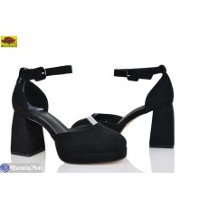 Туфлі жіночі на весну/осінь (6 пар р.36-40) чорний  "Mei De Li"