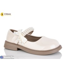 Дитячі туфлі на весну/осінь (6 пар р.32-37) бежевий  "Clibee-Apawwa"